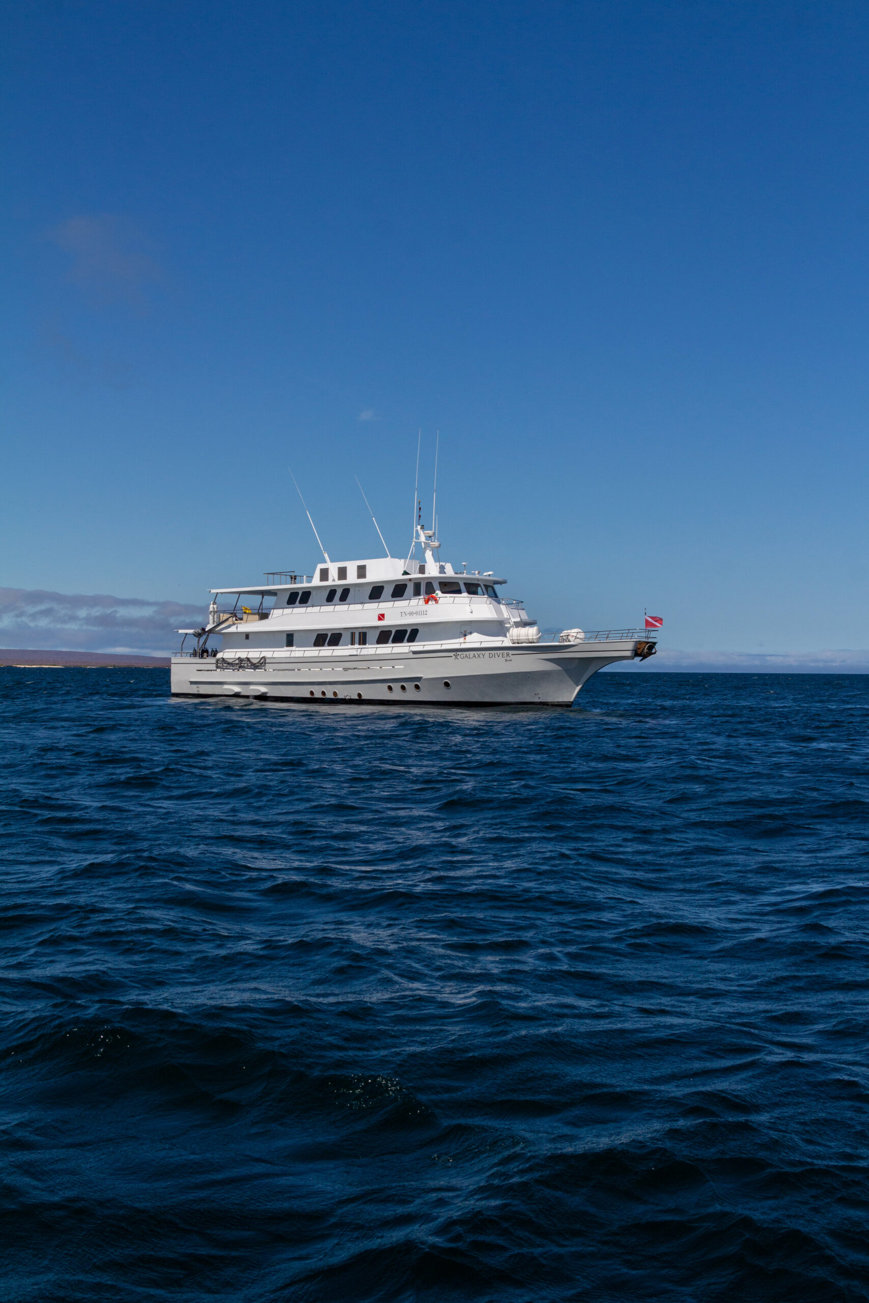 This is a photo of the Galaxy Diver liveaboard in the Galapagos, Ecuador